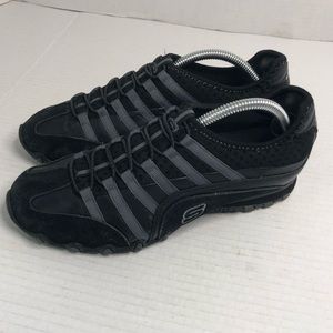 Skechers Shoes Womens Size 6.5 Black Straight Away Slip On Sneakers 🎃